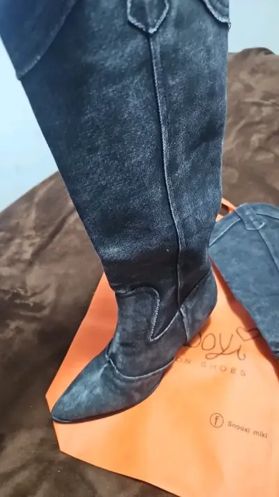 Botas vaqueras denim Snooxi - miniatura 3