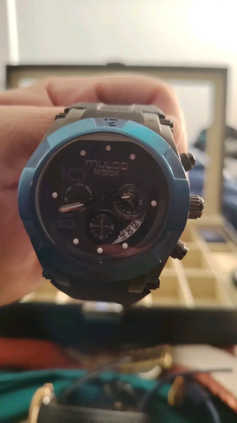 Reloj Mulco Kronos azul y negro - 1