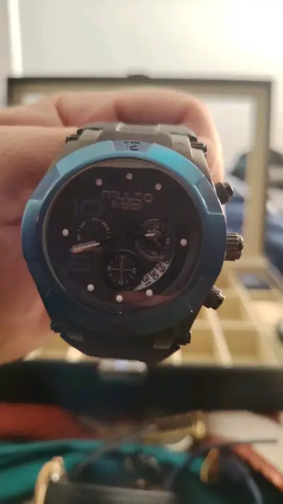 Reloj Mulco Kronos azul y negro - miniatura 1