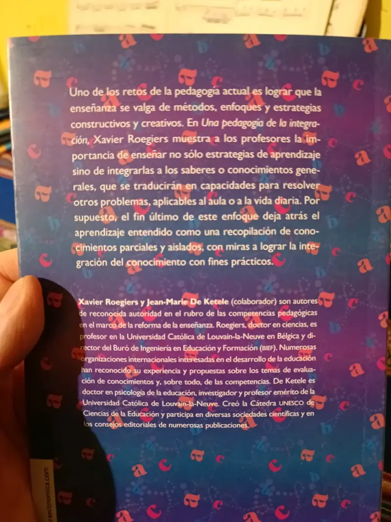 Libro 'Una Pedagogía de la Integración' de Xavier Roegiers - 2