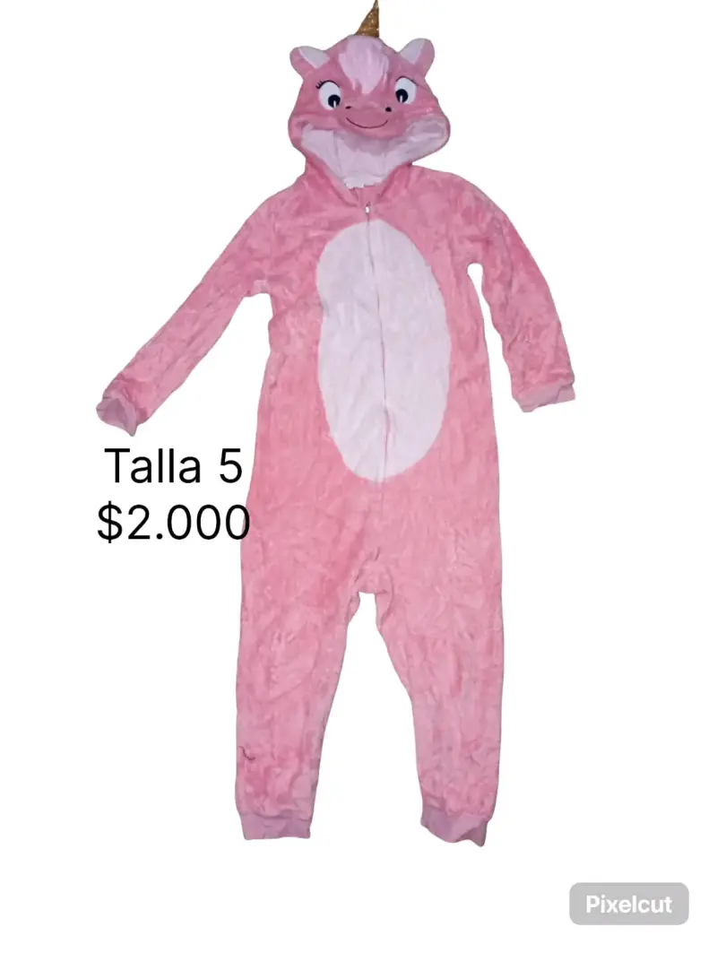 Pijama enterito infantil con capucha de animal - 2