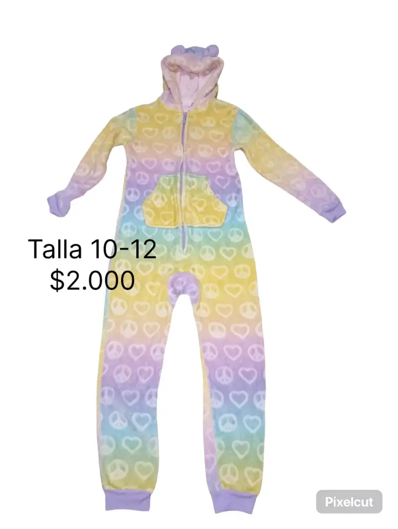 Pijama enterito infantil con capucha de animal - 4