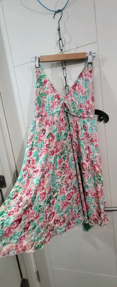 Vestido largo estampado floral - miniatura 1