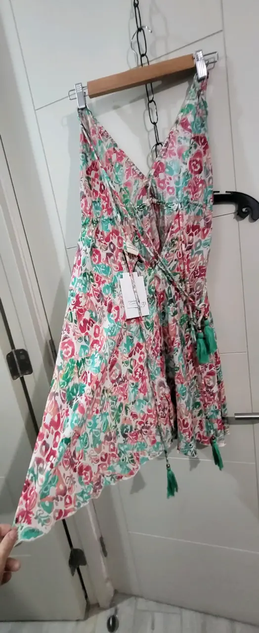 Vestido largo estampado floral - 3