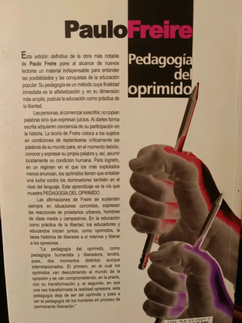 Libro 'Pedagogía del oprimido' de Paulo Freire - 2
