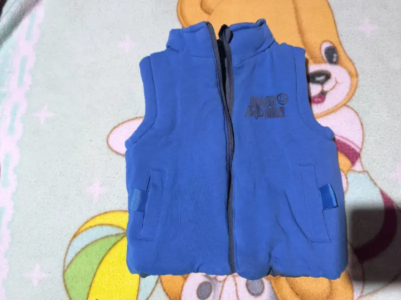 Chaqueta sin mangas reversible black and blue - 2
