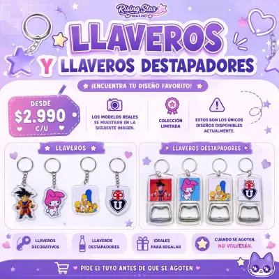 Llavero decorativo y destapador colección limitada - miniatura 1