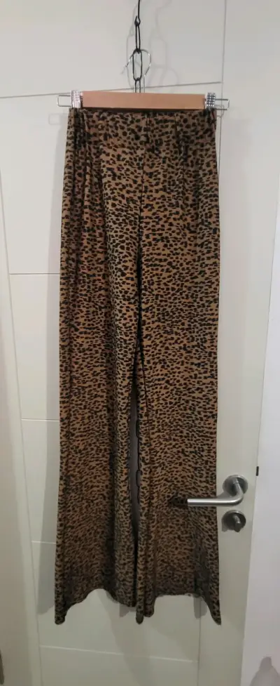 Pantalones anchos estampado animal print - miniatura 2