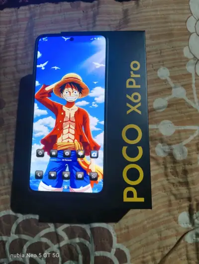 Smartphone POCO x6PRO amarillo 5G 64MP 512 gb - miniatura 5
