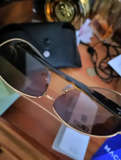 Gafas de sol Ray-Ban aviador doradas - miniatura 3