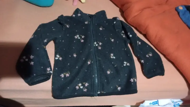 Conjunto de polar para bebé negro - 2