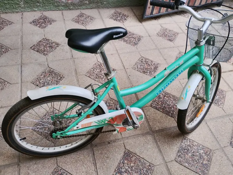 Bicicleta Bianchi Classic 20 verde menta - 1