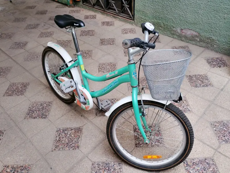 Bicicleta Bianchi Classic 20 verde menta - 3