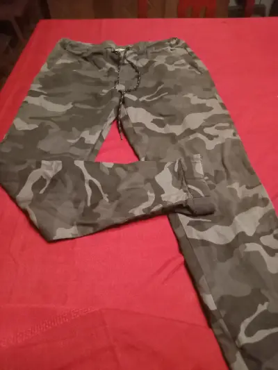 Pantalones camuflados de algodón de mujpara hombre - miniatura 1