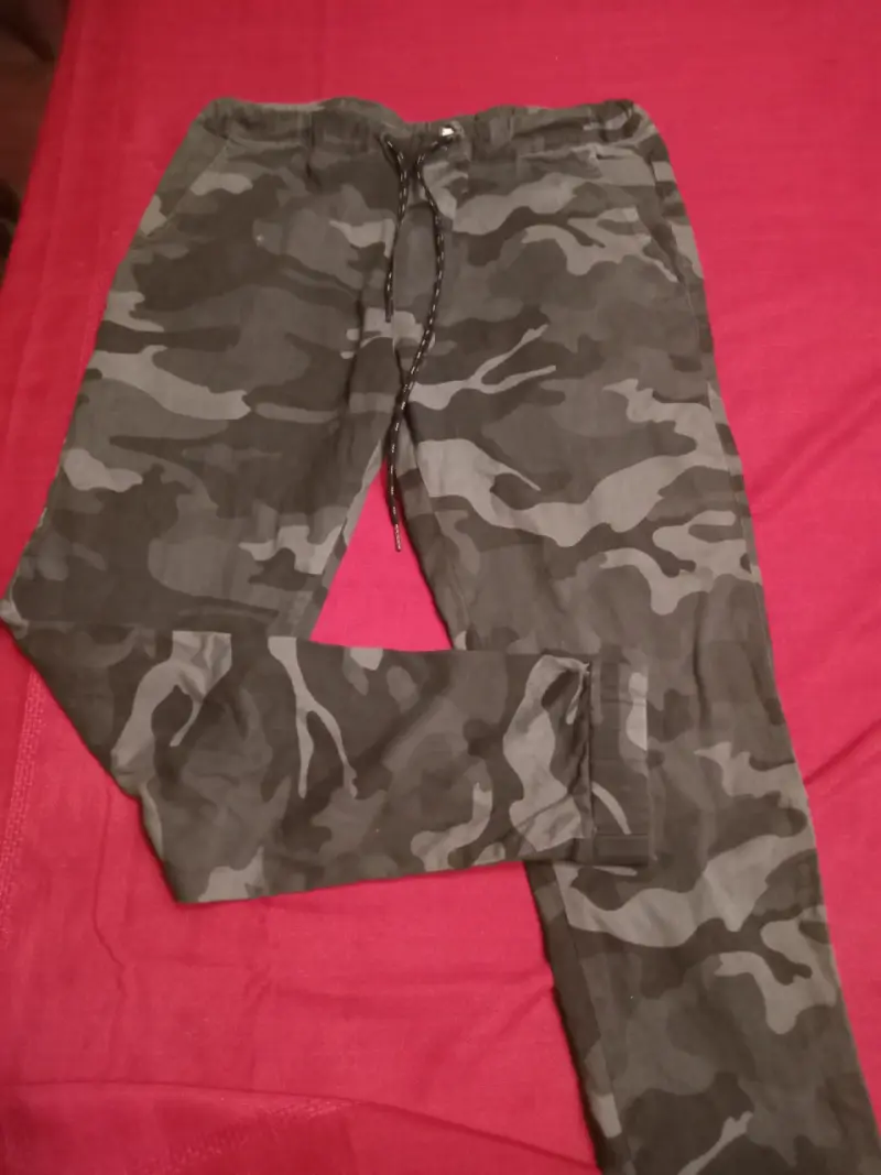 Pantalones camuflados de algodón de mujpara hombre - 3