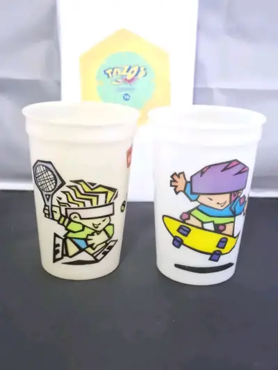 Vasos plásticos Fluorescente Bilz y Pap - miniatura 1