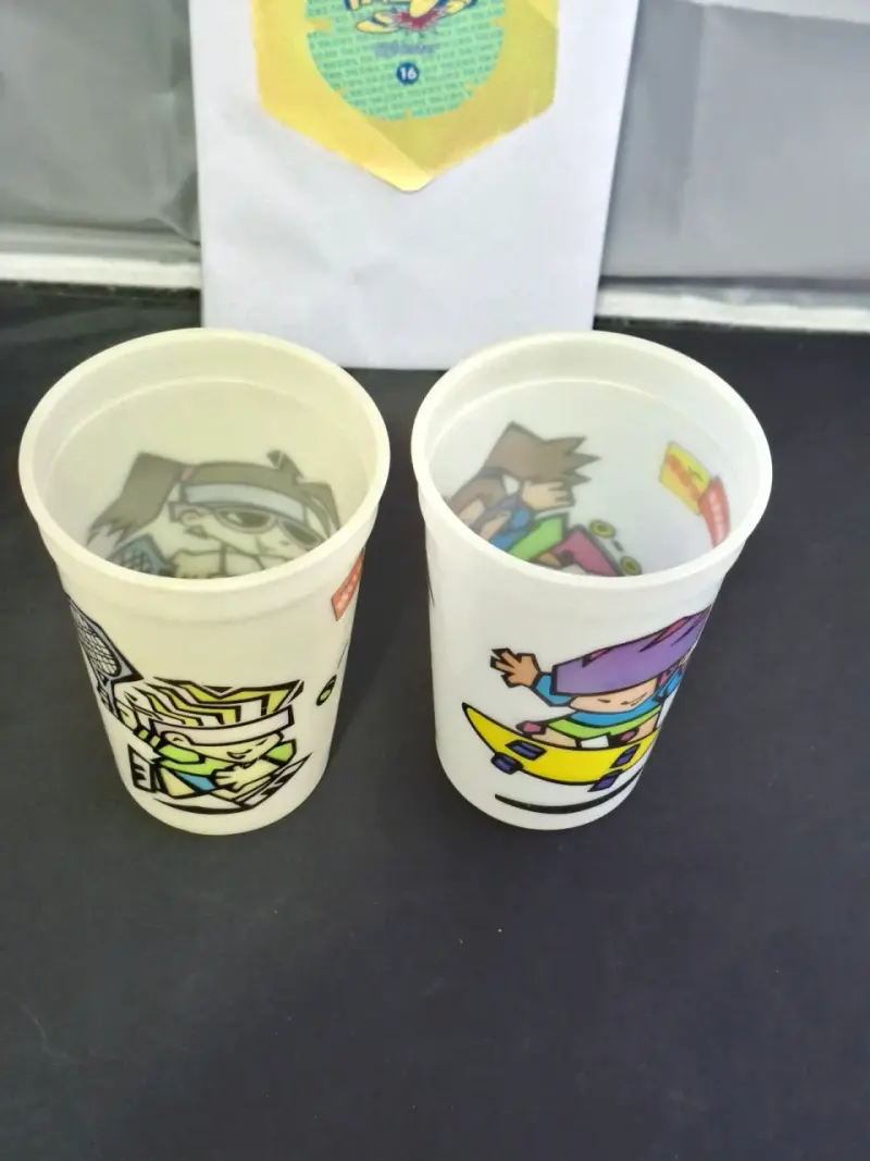 Vasos plásticos Fluorescente Bilz y Pap - 2