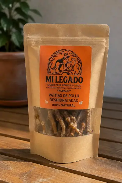 Snack Mi Legado cogotes de pollo deshidratados - miniatura 2