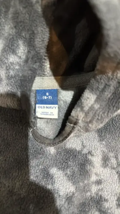Polerón con capucha gris jaspeado - miniatura 3