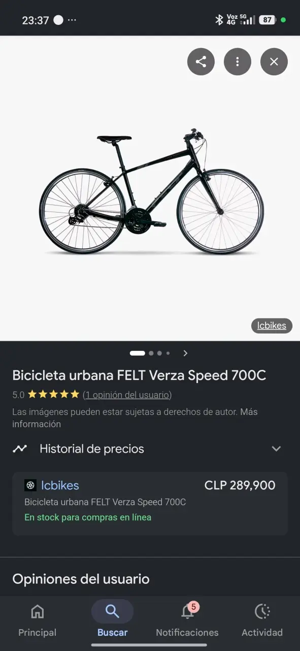 Bicicleta urbana FELT Verza Speed 700C - 1
