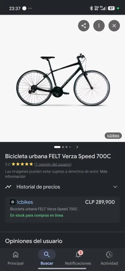Bicicleta urbana FELT Verza Speed 700C - miniatura 1