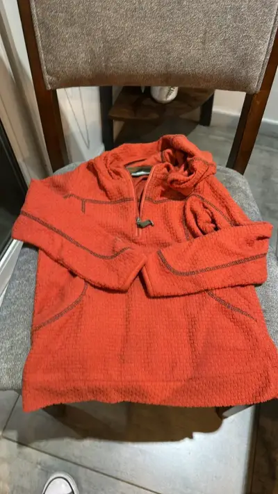 Polerón térmico naranja con capucha - miniatura 1
