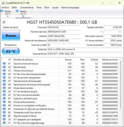 Disco duro HGST 500GB SATA 2.5" - miniatura 2