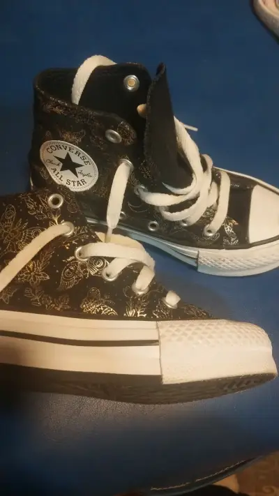 Zapatillas Converse Chuck Taylor negras de niña - miniatura 4
