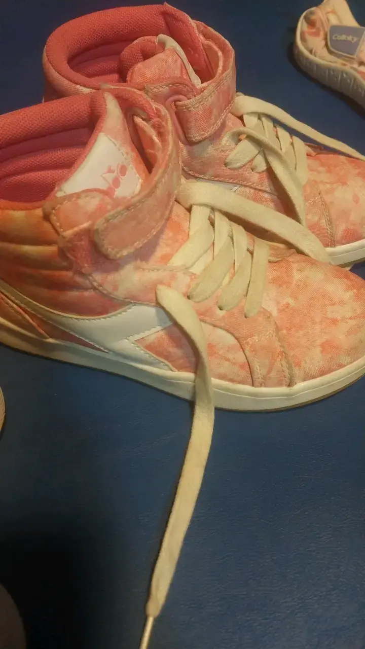 Zapatillas altas rosadas de niña n 30 - 4