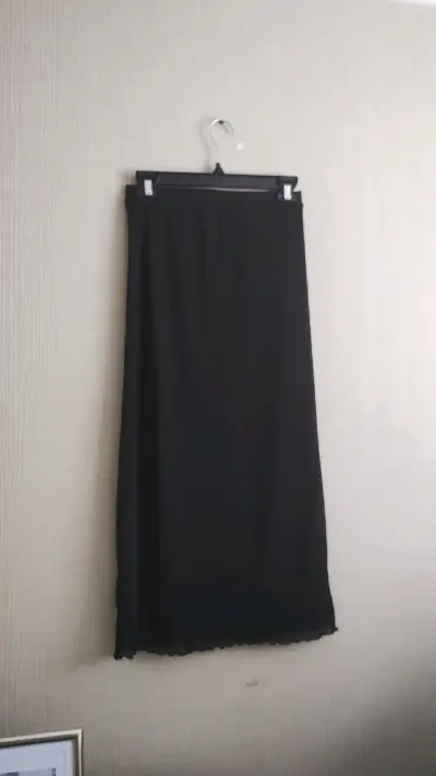 Falda negra Stradivarius - miniatura 1