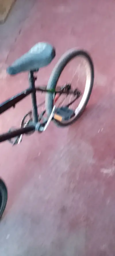 Bicicleta de bmx negra en buen estado - miniatura 1
