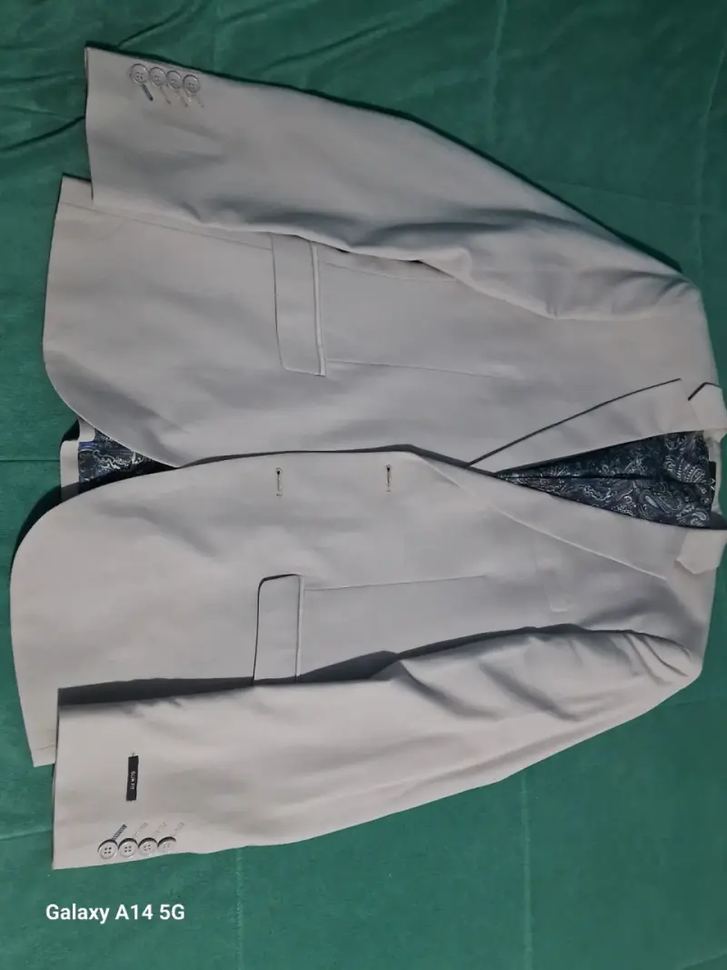Traje gris talla 48 para hombre - 2