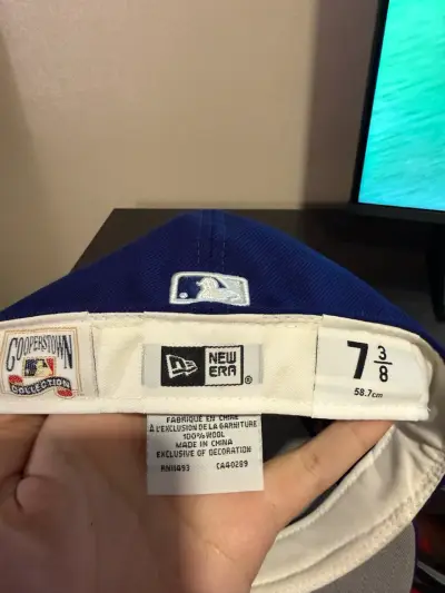 Gorra New Era 59FIFTY LA azul - miniatura 3