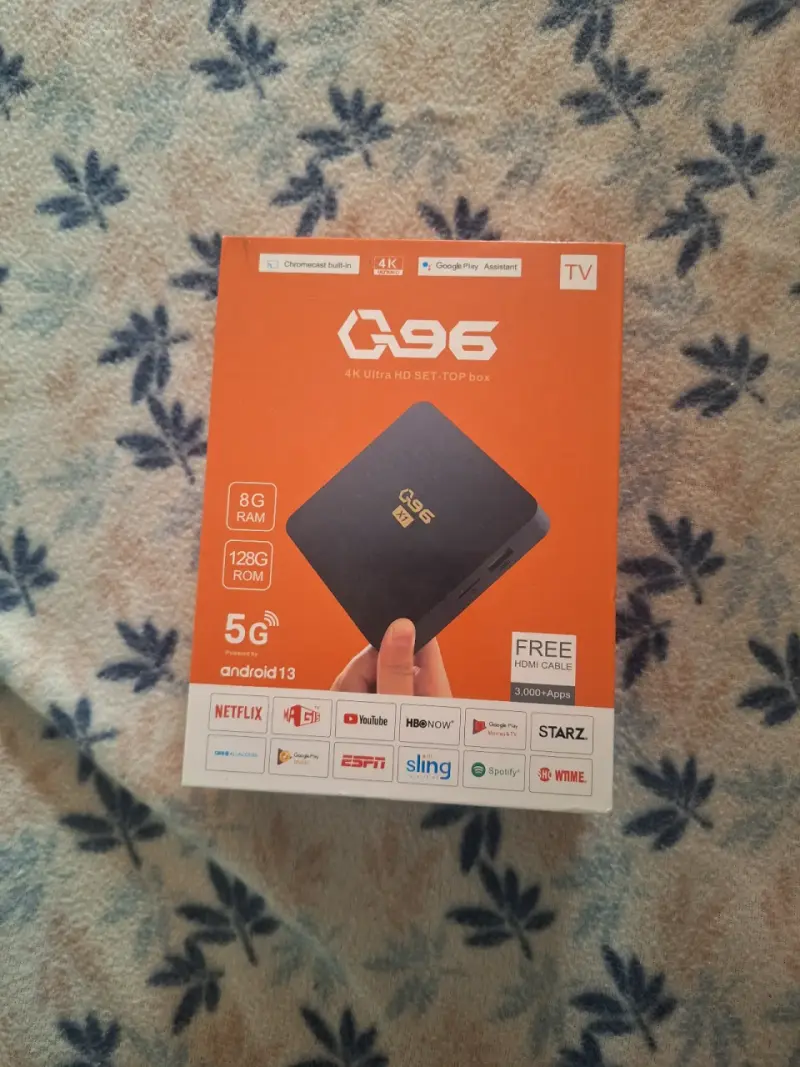 Caja Android TV Q96 4K Ultra HD - 1