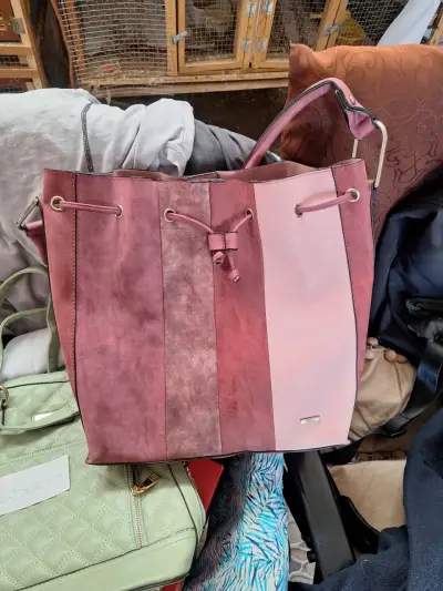 Bolso de gamuza multicolor estilo casual - miniatura 1