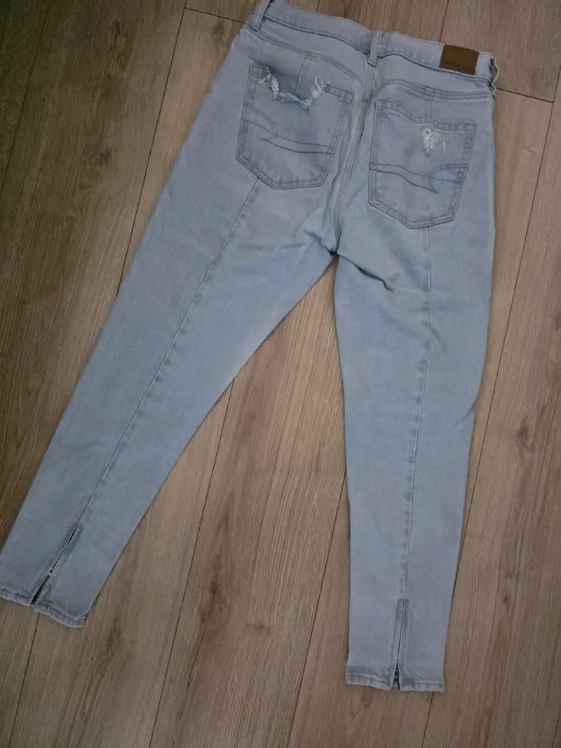 Jeans celeste American Eagle para mujer - 2