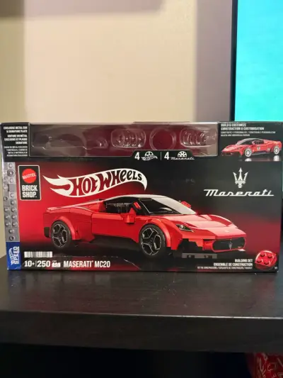 Set de construcción Hot Wheels Maserati MC20 - miniatura 1