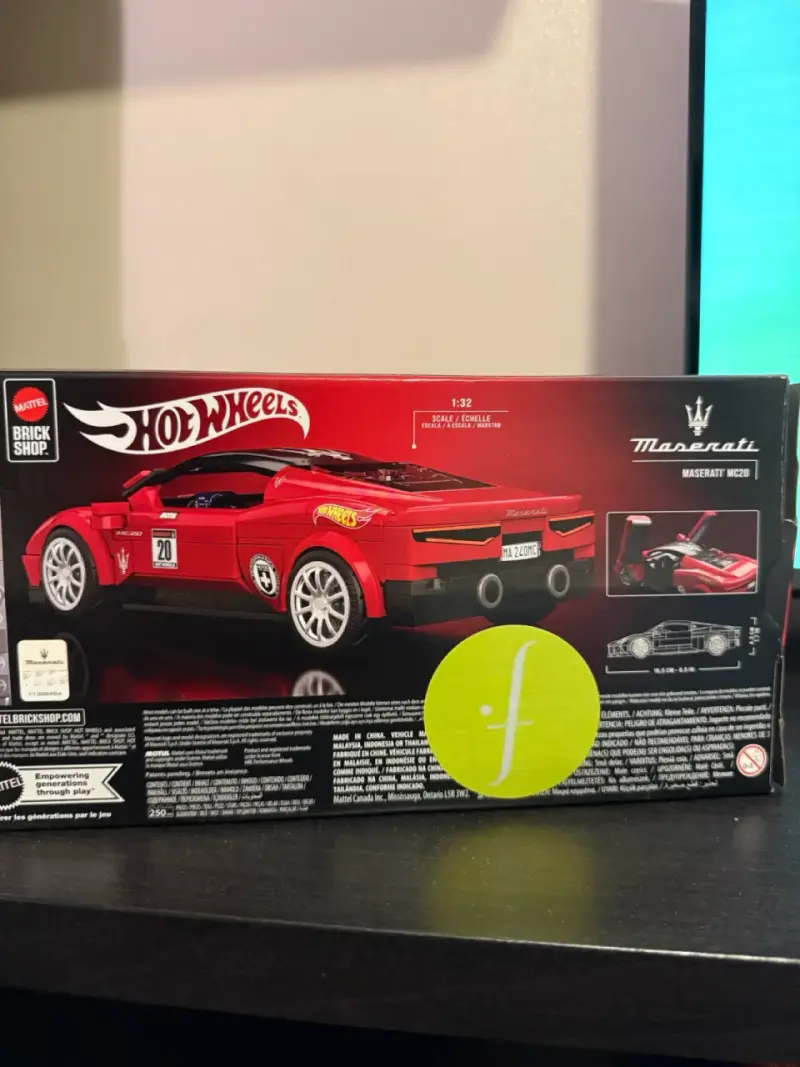 Set de construcción Hot Wheels Maserati MC20 - 2