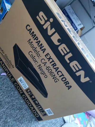 Campana extractora Sindelen CA-606NG negra - miniatura 1