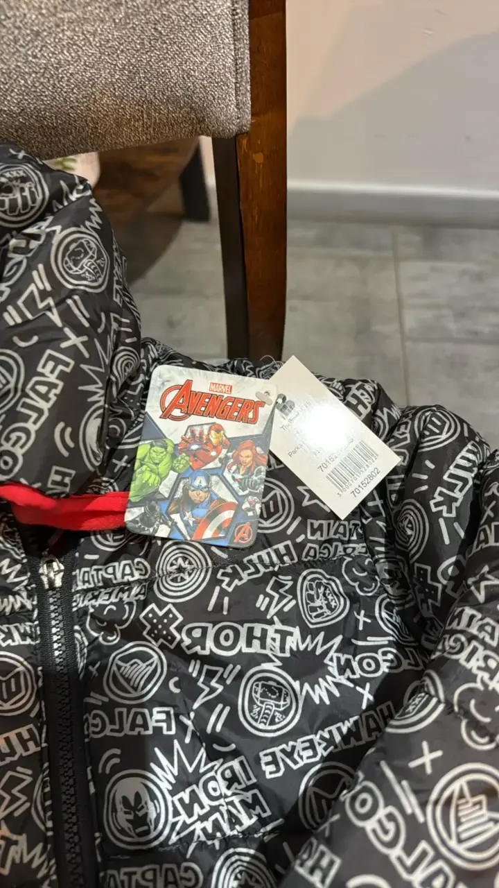 Chaqueta infantil con capucha estampada - 2