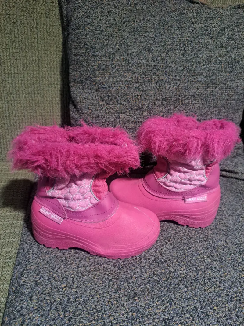 Botas de invierno para niña Gray Wolf rosadas - 1