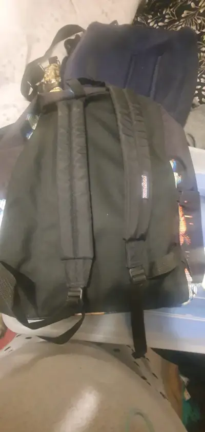 Mochila Jansport floral negra - miniatura 2