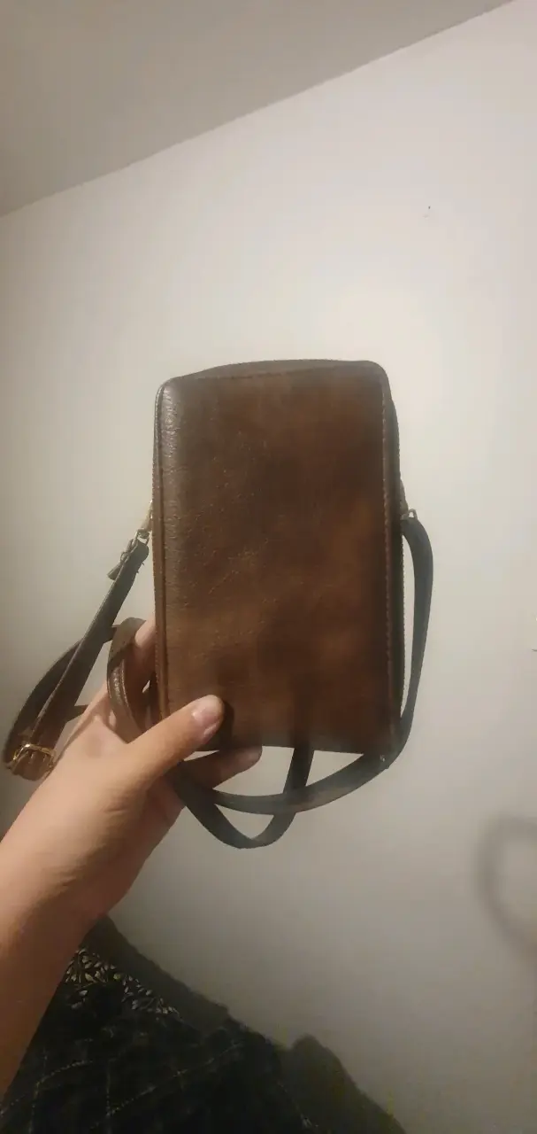 Cartera de mano marrón - 2
