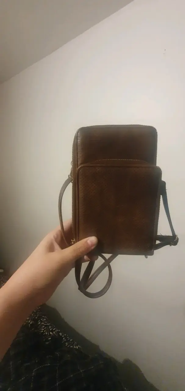 Cartera de mano marrón - 3