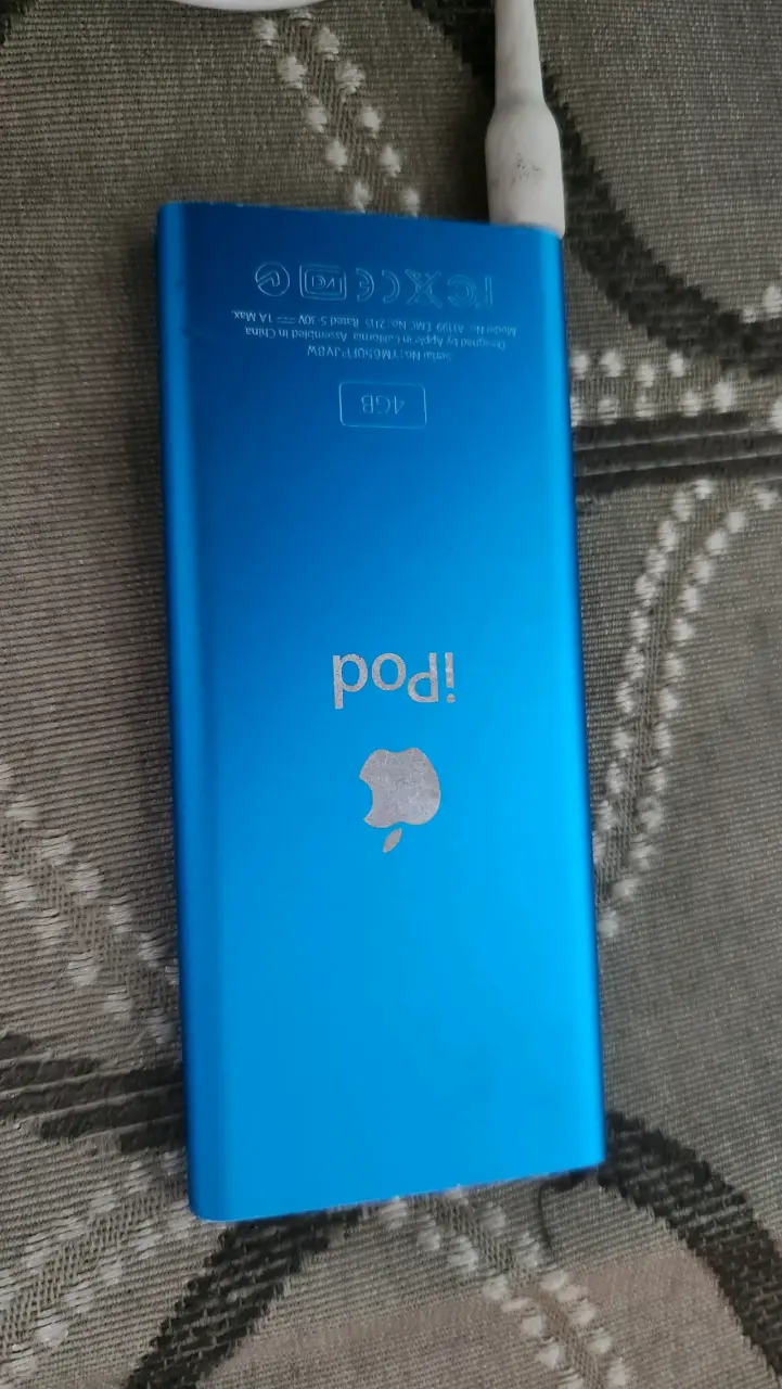 iPod Nano azul reproductor de música portátil - 2