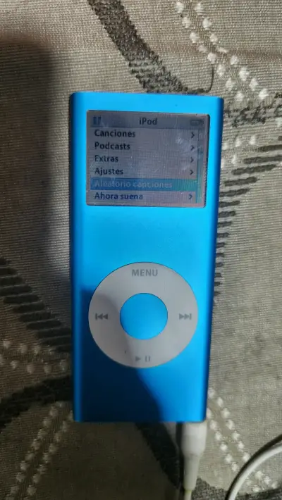 iPod Nano azul reproductor de música portátil - miniatura 4