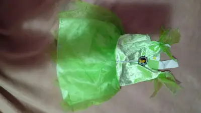 Disfraz de hada verde para niña - miniatura 1