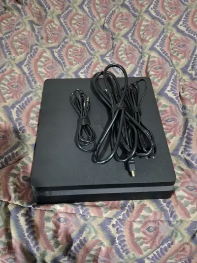 Ps4 slim 1tb+juegos+control+cables - miniatura 1