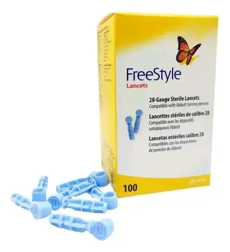 Lancetas estériles FreeStyle calibre 28