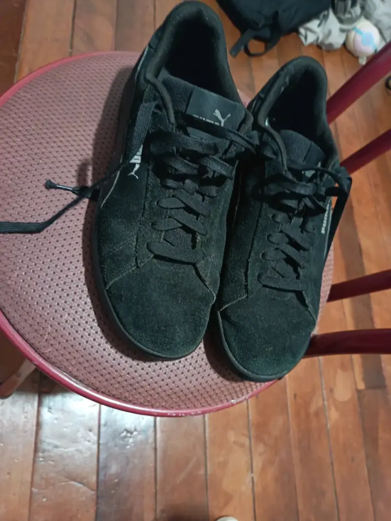 Zapatillas Puma negras casi nuevas conversable - 3